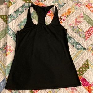 Fabletics | Black Racerback Eiffel Tank Small